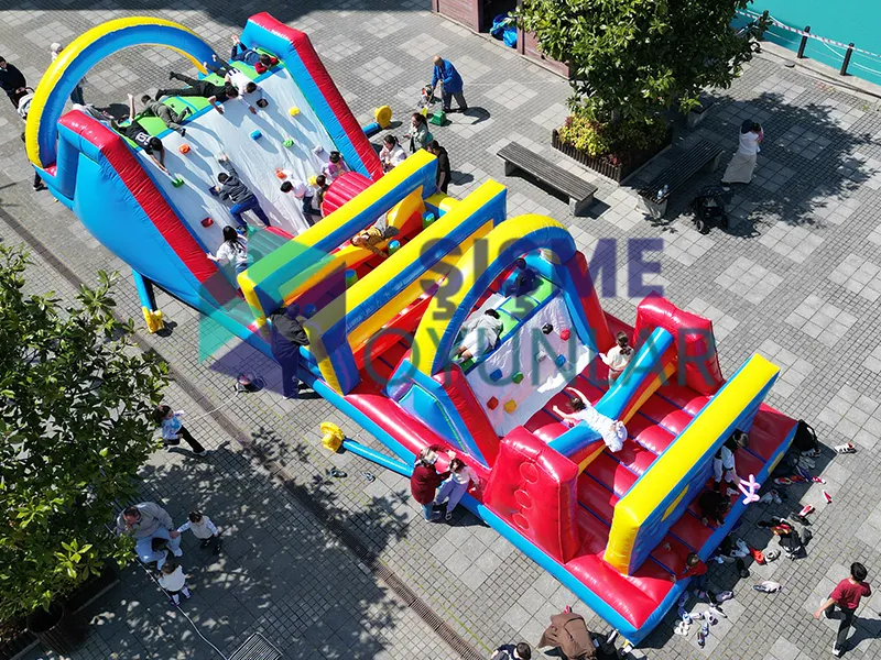 Şişme Decatlon Engelli Parkuru