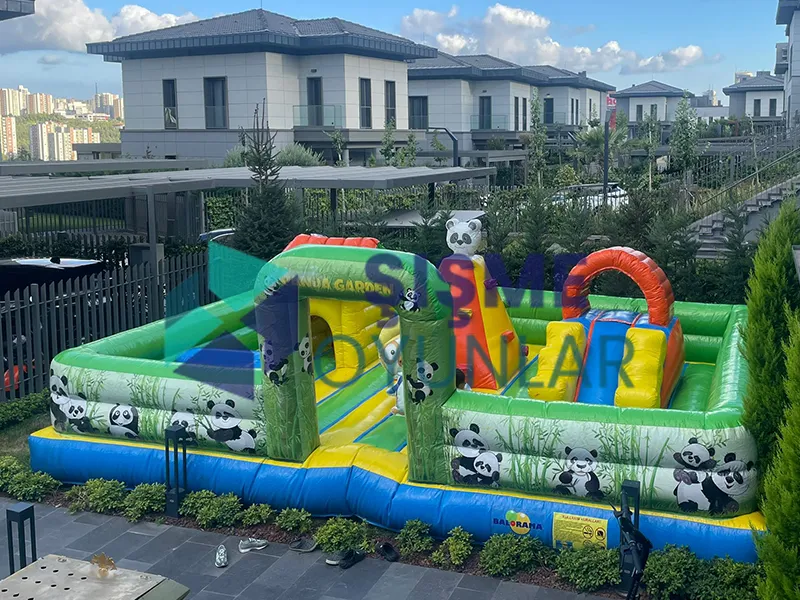 Şişme Panda Oyun Evi