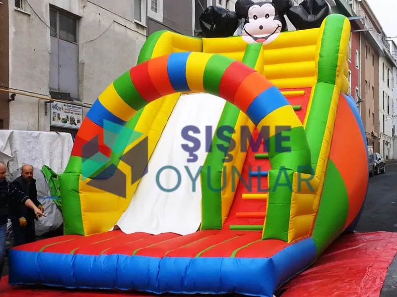 Renkli Şişme Kaydırak